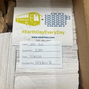 Giveaway - WeDriveU Seed Packets